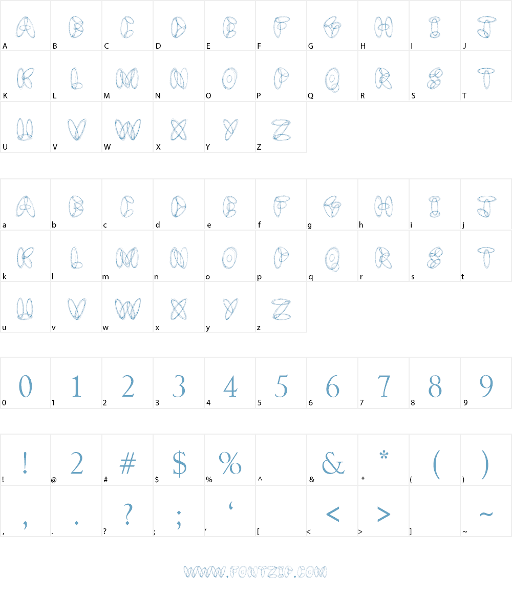 Design Bubble Font Character